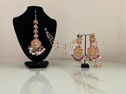 Aleena Tikka and Earrings